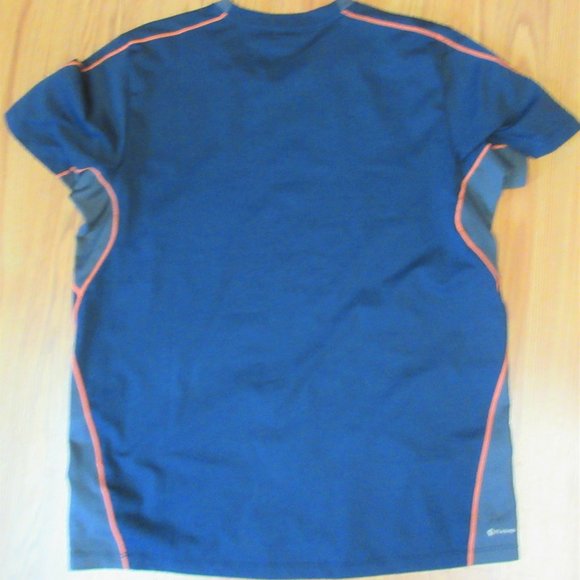THE NORTH FACE FLASHDRY T-SHIRT POLY/SPANDEX NAVY - Picture 4 of 4